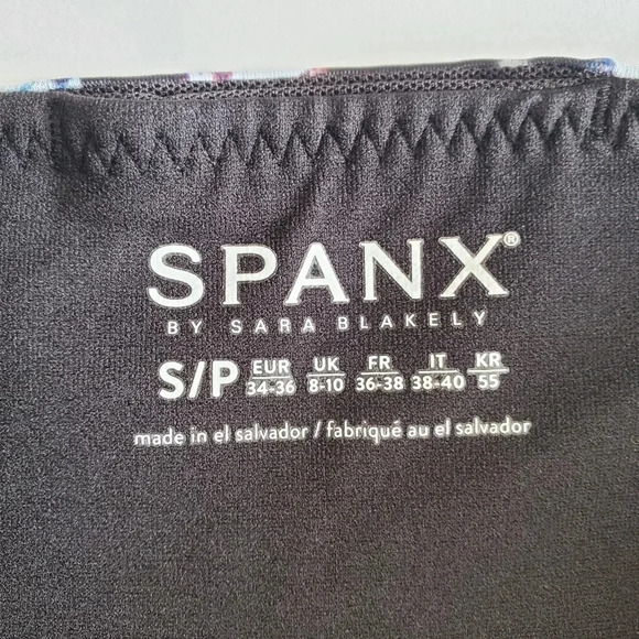 Spanx Cosmic Marled Heather cropped leggings Size S - Picture 5 of 13